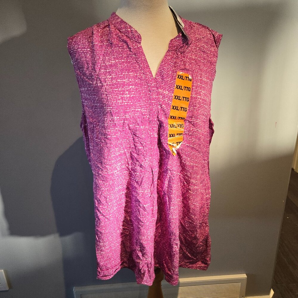 Costco Sleeveless Fuscia Top | Size 2XL | NWT